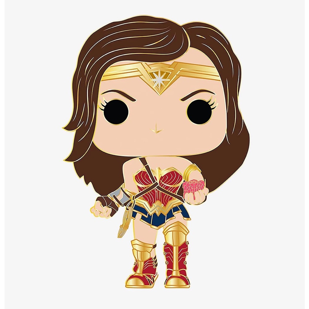 NIB Funko DC Comics Pop! Wonder Woman Enamel Pin 09 3 3/4" SEALED Justice League